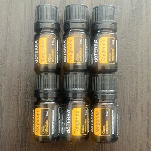 6x doTERRA Tangerine 5mL = 30mL Essential Oil Exp 6/2029 - New (Lot of 6)